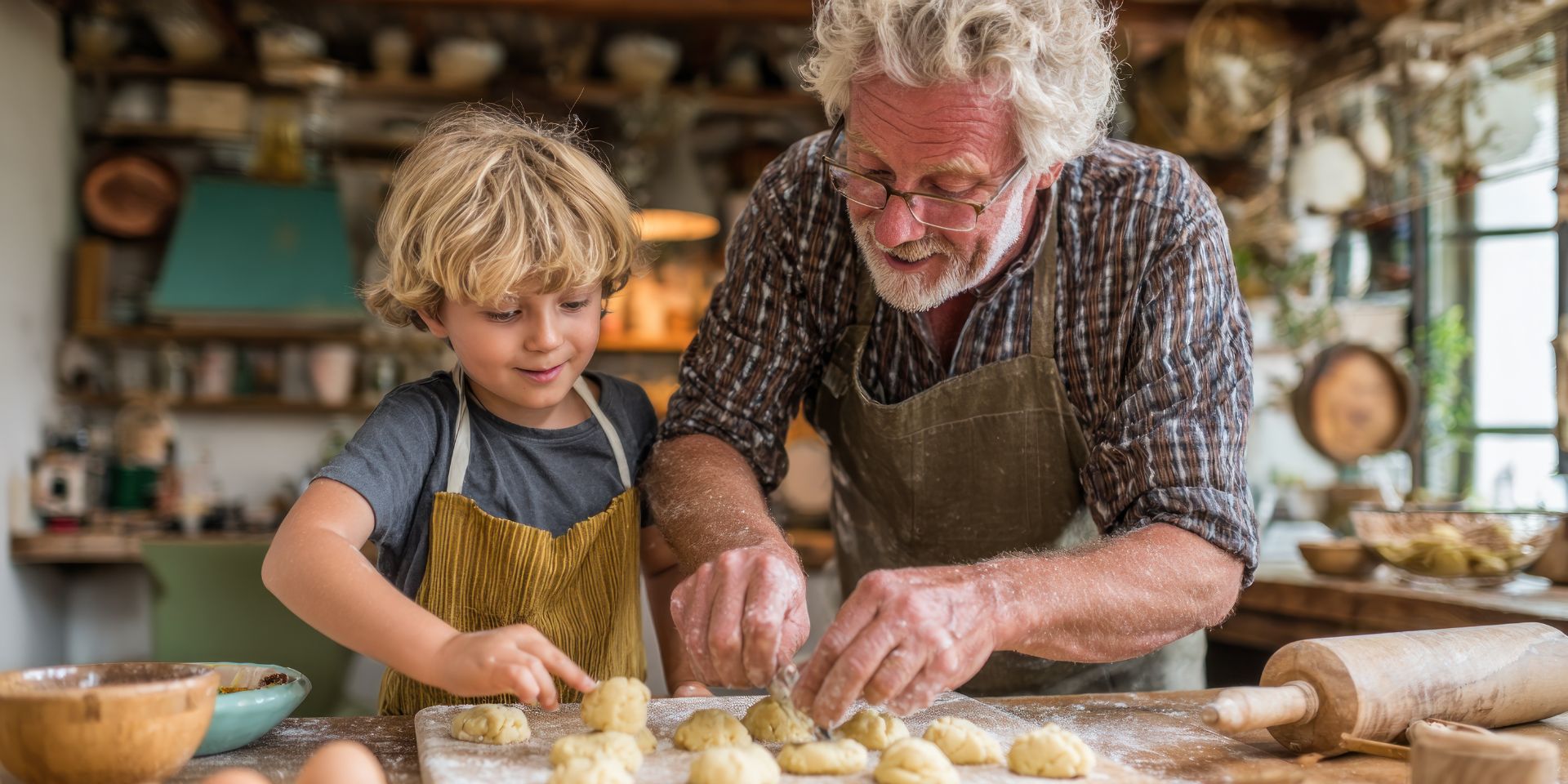 Vancouver back pain free grandpa and grandson